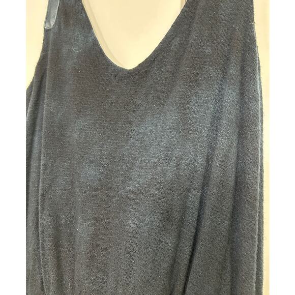 Gypsy 05 Navy Blue Boho Mini Dress Size S – Silk Blend, Festival Style Y2k - Picture 8 of 8